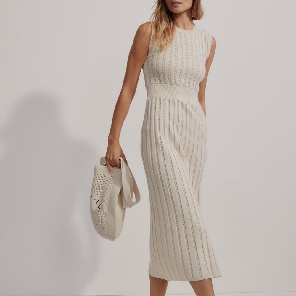 Varley Florian knit dress